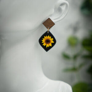 handgemachte ohrringe aus polymer clay von kreativ mit betty