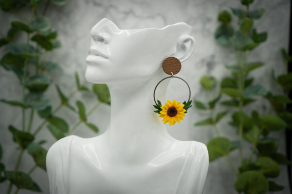handgemachte ohrringe aus polymer clay von kreativ mit betty
