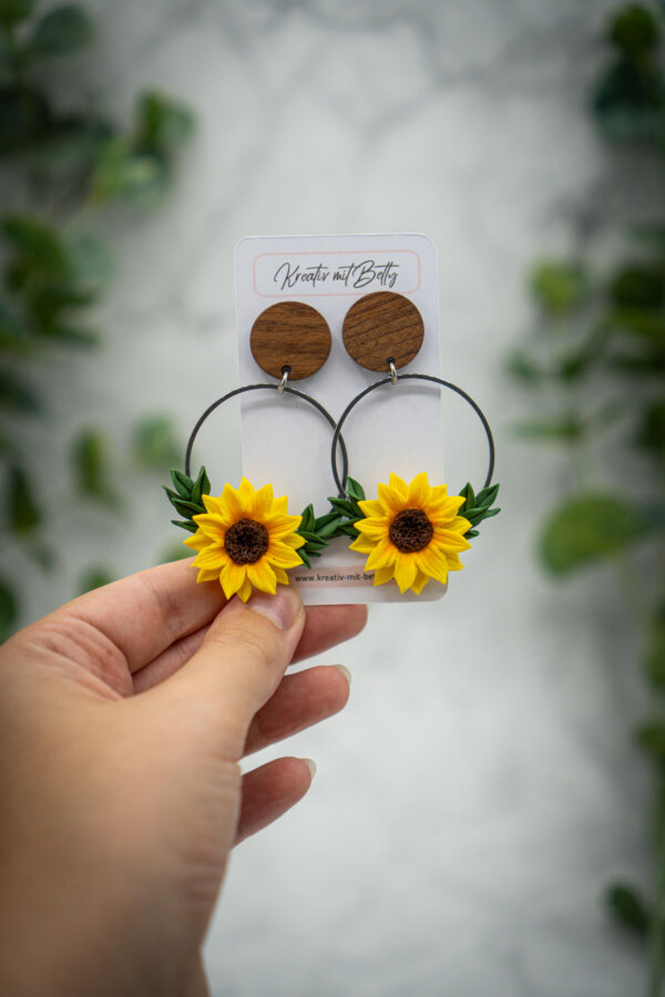 handgemachte ohrringe aus polymer clay von kreativ mit betty