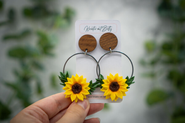 handgemachte ohrringe aus polymer clay von kreativ mit betty