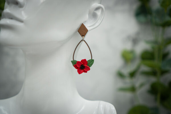 handgemachte ohrringe aus polymer clay von kreativ mit betty