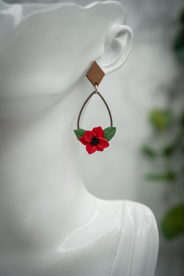 handgemachte ohrringe aus polymer clay von kreativ mit betty