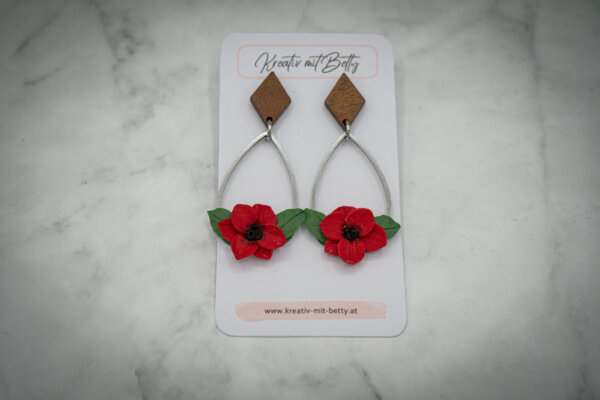 handgemachte ohrringe aus polymer clay von kreativ mit betty