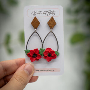 handgemachte ohrringe aus polymer clay von kreativ mit betty