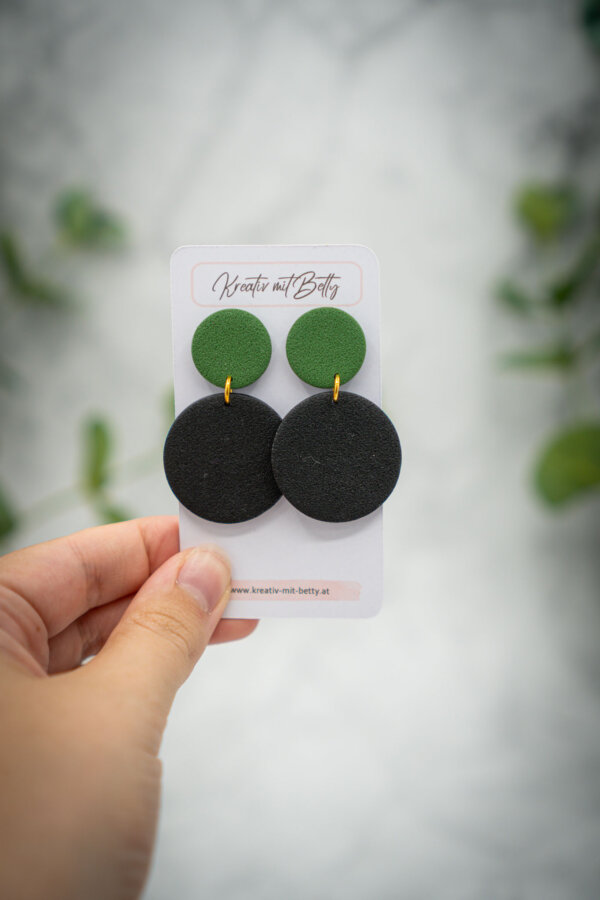handgemachte ohrringe aus polymer clay von kreativ mit betty