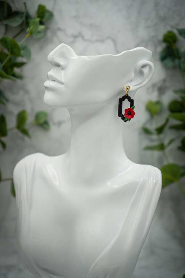 handgemachte ohrringe aus polymer clay von kreativ mit betty