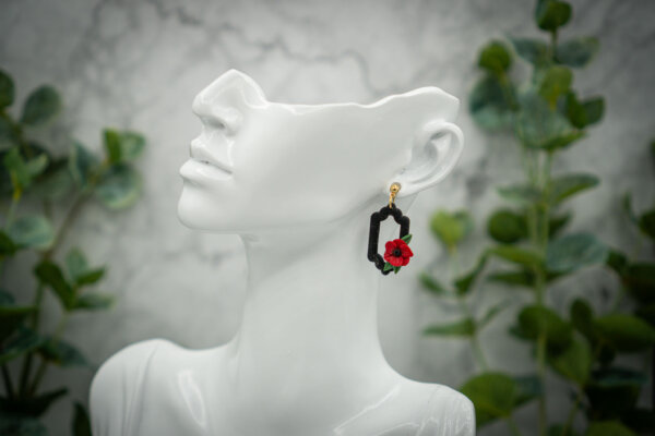handgemachte ohrringe aus polymer clay von kreativ mit betty