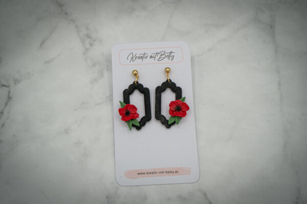 handgemachte ohrringe aus polymer clay von kreativ mit betty
