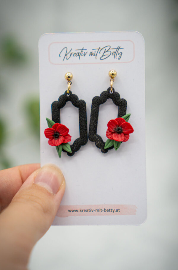 handgemachte ohrringe aus polymer clay von kreativ mit betty