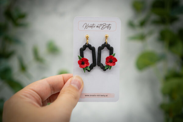 handgemachte ohrringe aus polymer clay von kreativ mit betty