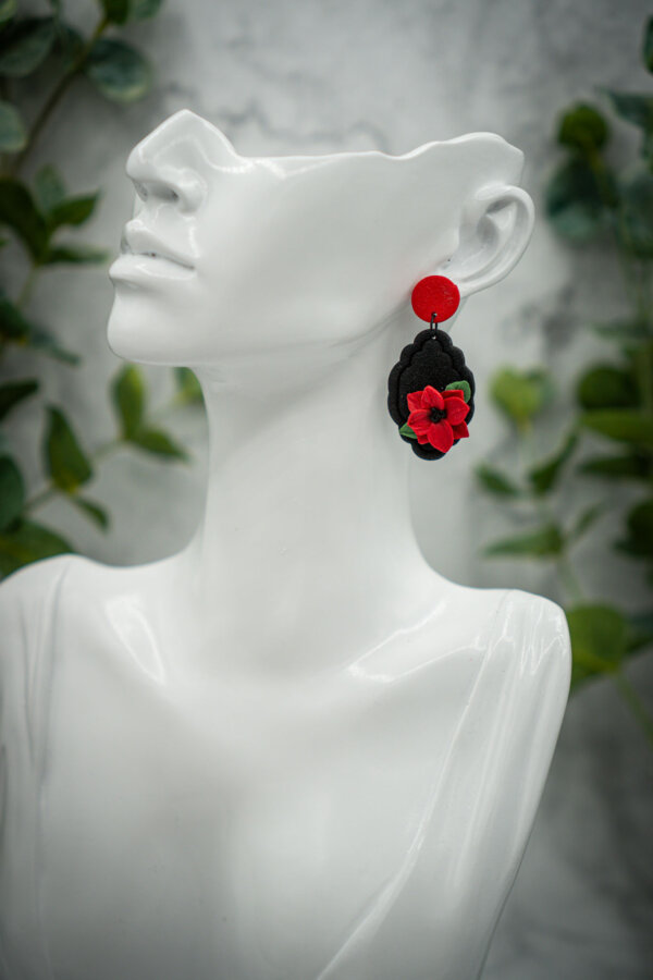 handgemachte ohrringe aus polymer clay von kreativ mit betty