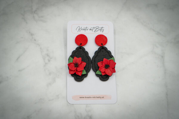 handgemachte ohrringe aus polymer clay von kreativ mit betty