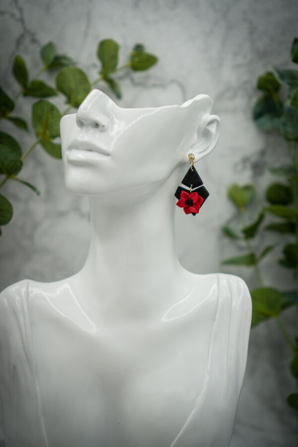 handgemachte ohrringe aus polymer clay von kreativ mit betty