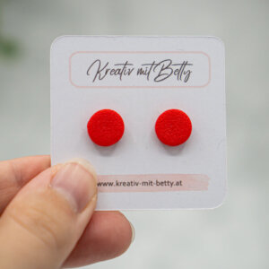 handgemachte ohrstecker aus polymer clay von kreativ mit betty