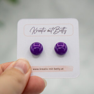 handgemachte ohrstecker aus polymer clay von kreativ mit betty