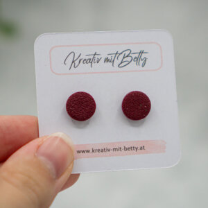 handgemachte ohrstecker aus polymer clay von kreativ mit betty