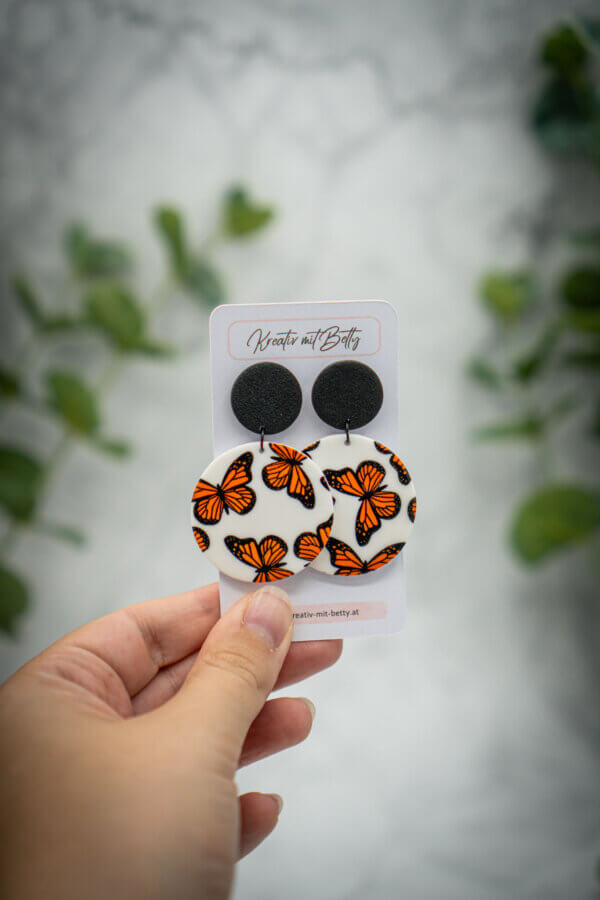 handgemachte ohrringe aus polymer clay von kreativ mit betty