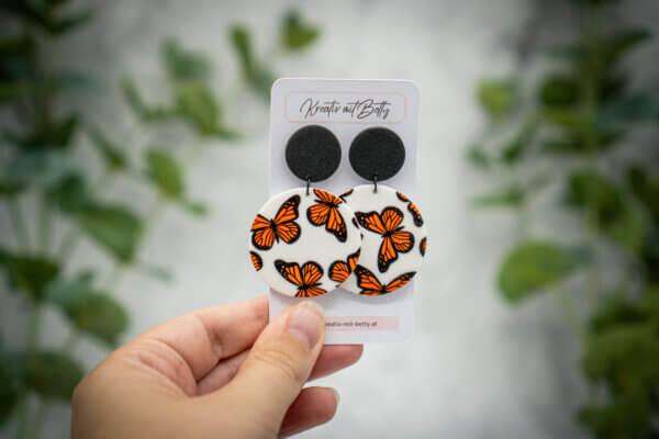 handgemachte ohrringe aus polymer clay von kreativ mit betty