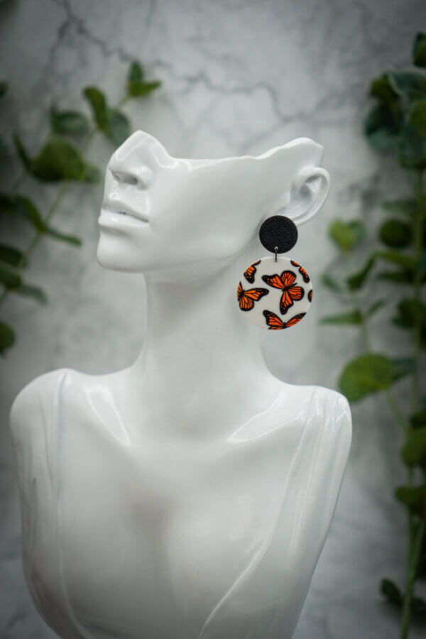 handgemachte ohrringe aus polymer clay von kreativ mit betty