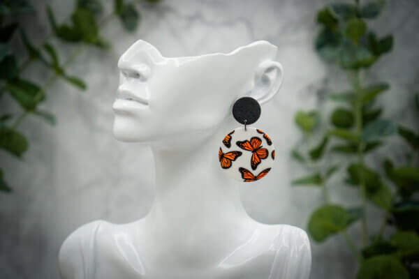 handgemachte ohrringe aus polymer clay von kreativ mit betty
