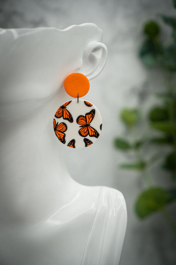 handgemachte ohrringe aus polymer clay von kreativ mit betty