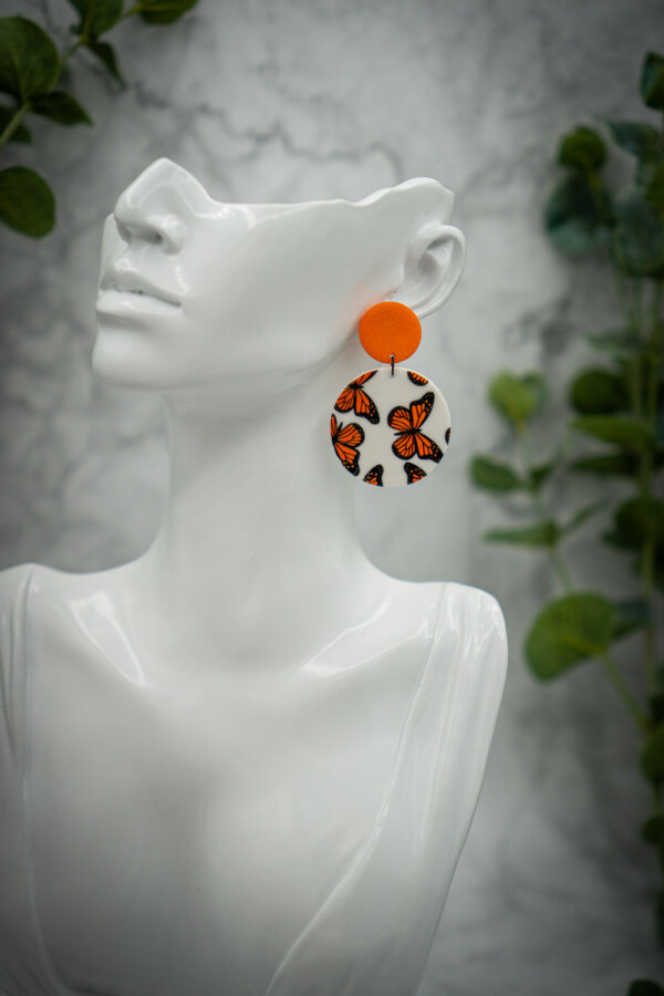 handgemachte ohrringe aus polymer clay von kreativ mit betty