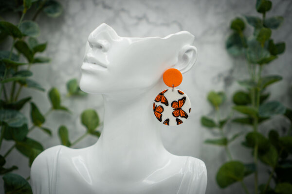 handgemachte ohrringe aus polymer clay von kreativ mit betty