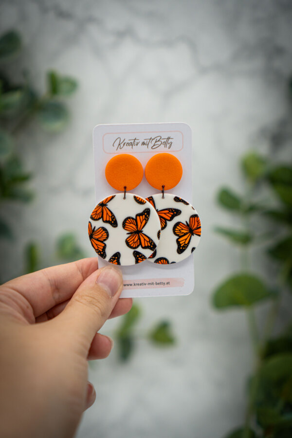handgemachte ohrringe aus polymer clay von kreativ mit betty