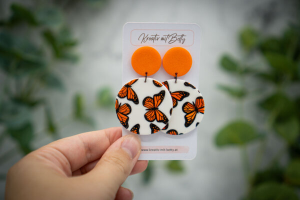 handgemachte ohrringe aus polymer clay von kreativ mit betty