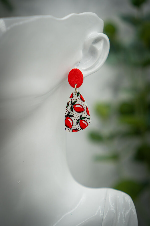 handgemachte ohrringe aus polymer clay von kreativ mit betty