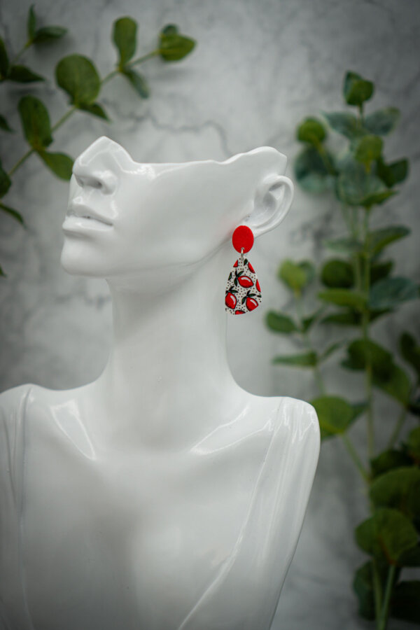 handgemachte ohrringe aus polymer clay von kreativ mit betty