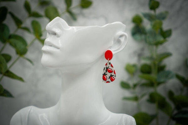 handgemachte ohrringe aus polymer clay von kreativ mit betty
