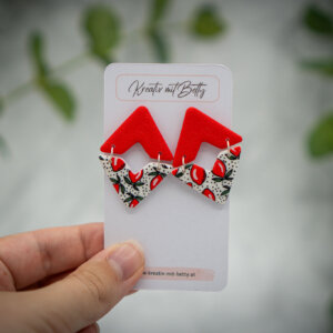 handgemachte ohrringe aus polymer clay von kreativ mit betty