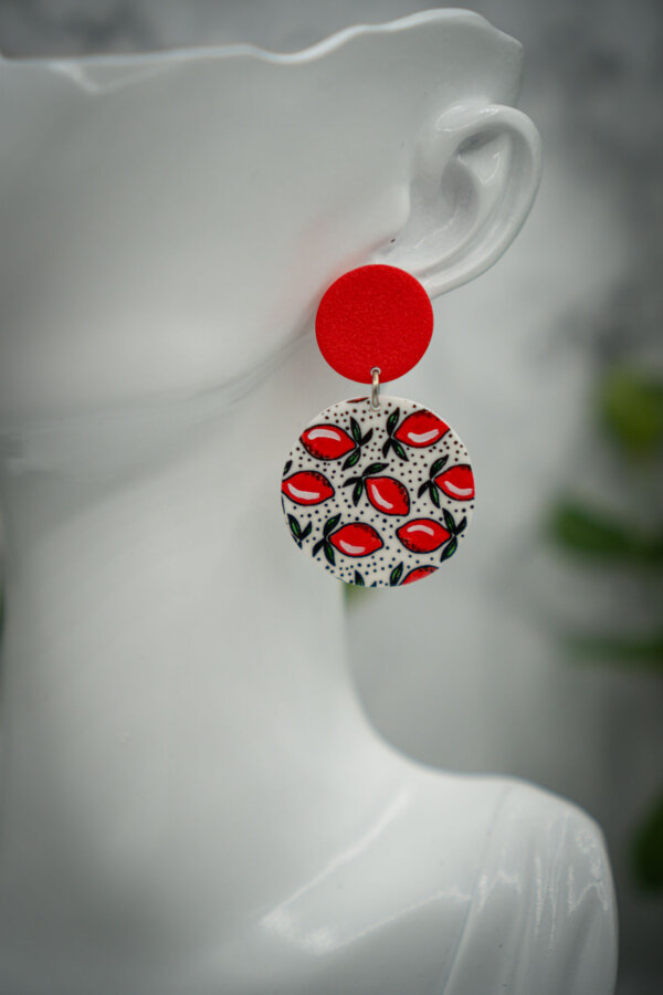 handgemachte ohrringe aus polymer clay von kreativ mit betty