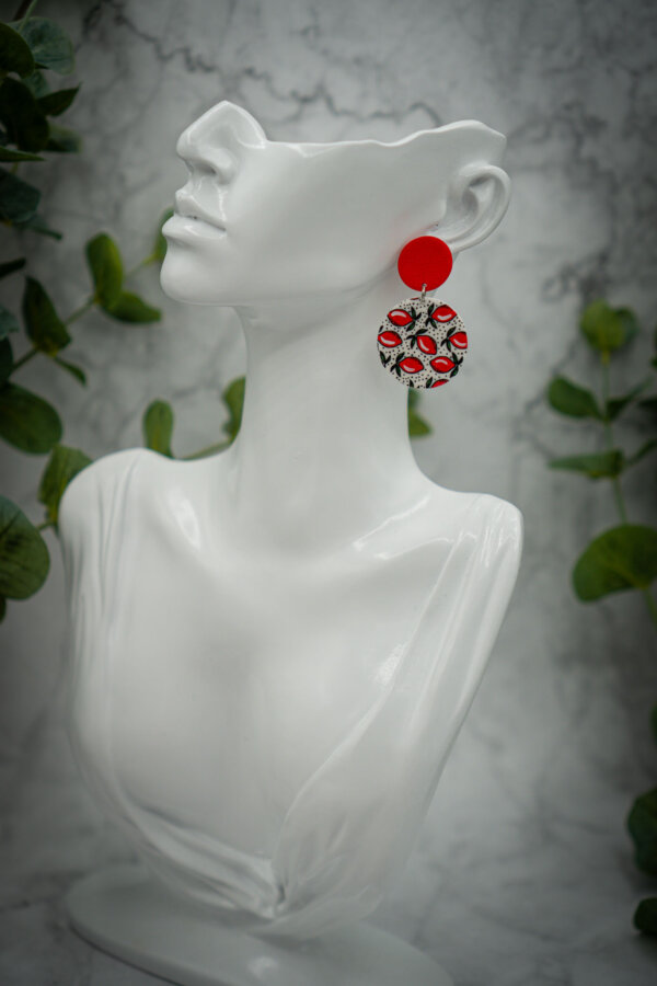 handgemachte ohrringe aus polymer clay von kreativ mit betty