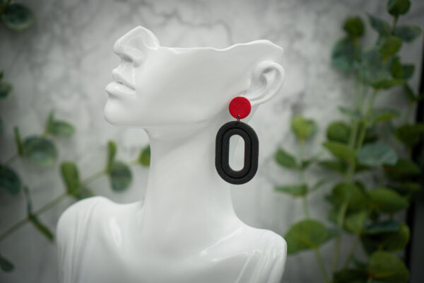 handgemachte ohrringe aus polymer clay von kreativ mit betty