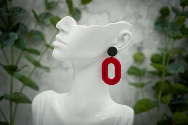 handgemachte ohrringe aus polymer clay von kreativ mit betty