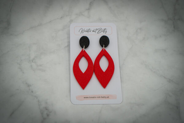 handgemachte ohrringe aus polymer clay von kreativ mit betty