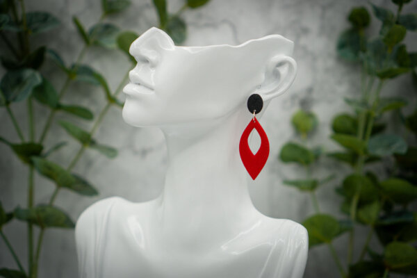 handgemachte ohrringe aus polymer clay von kreativ mit betty
