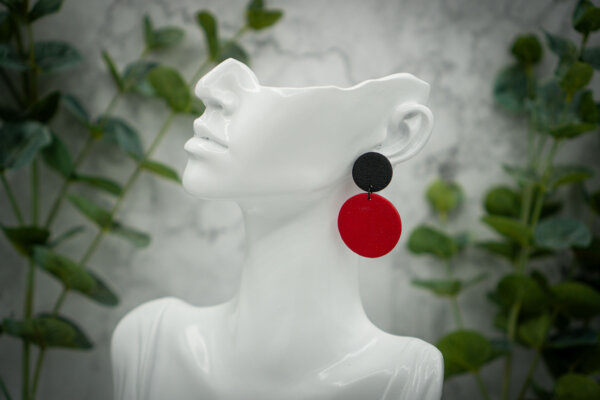 handgemachte ohrringe aus polymer clay von kreativ mit betty
