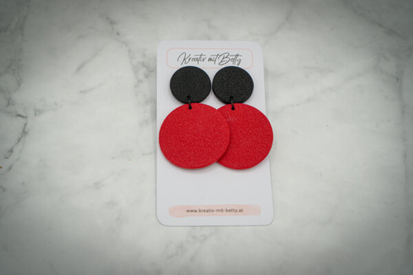 handgemachte ohrringe aus polymer clay von kreativ mit betty