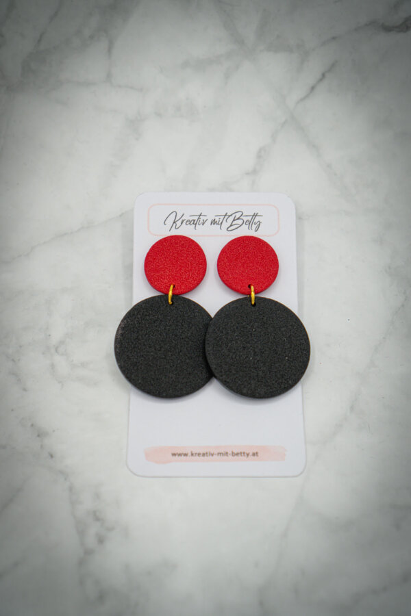handgemachte ohrringe aus polymer clay von kreativ mit betty