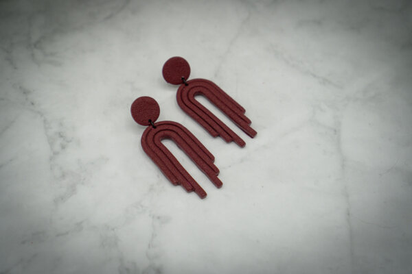 handgemachte ohrringe aus polymer clay von kreativ mit betty