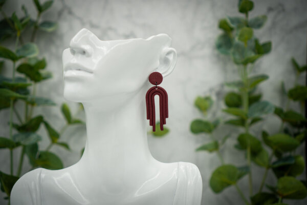 handgemachte ohrringe aus polymer clay von kreativ mit betty