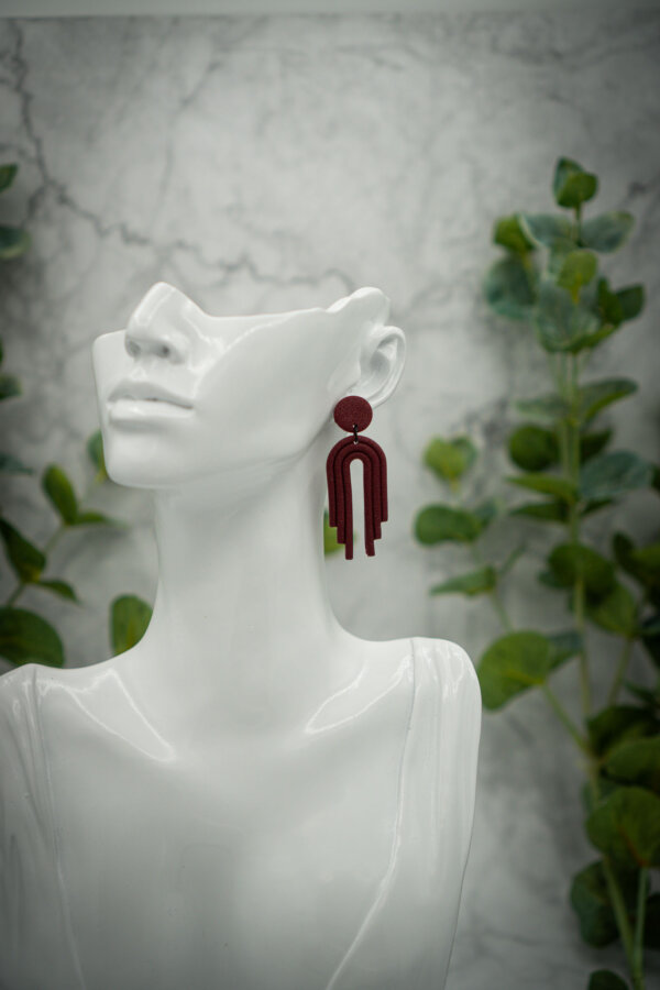 handgemachte ohrringe aus polymer clay von kreativ mit betty