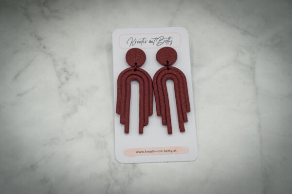 handgemachte ohrringe aus polymer clay von kreativ mit betty